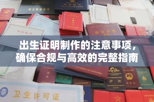 钦北出生证明制作的注意事项，确保合规与高效的完整指南