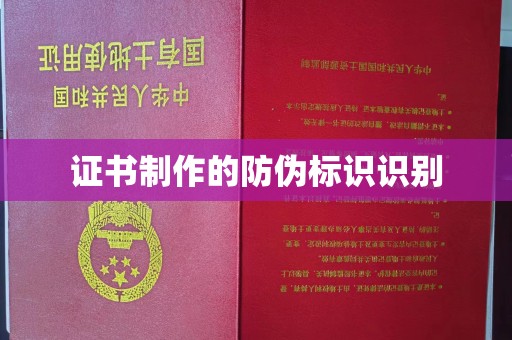 燕巢证书制作的防伪标识识别