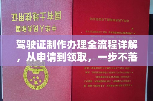 封开驾驶证制作办理全流程详解，从申请到领取，一步不落
