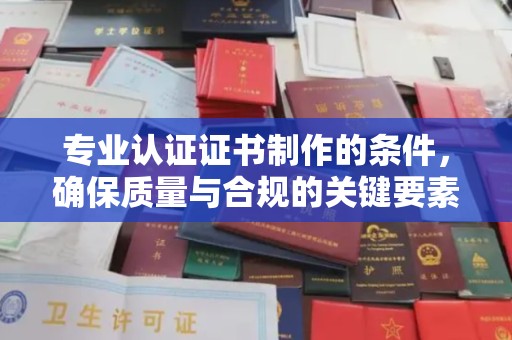 乳源专业认证证书制作的条件，确保质量与合规的关键要素